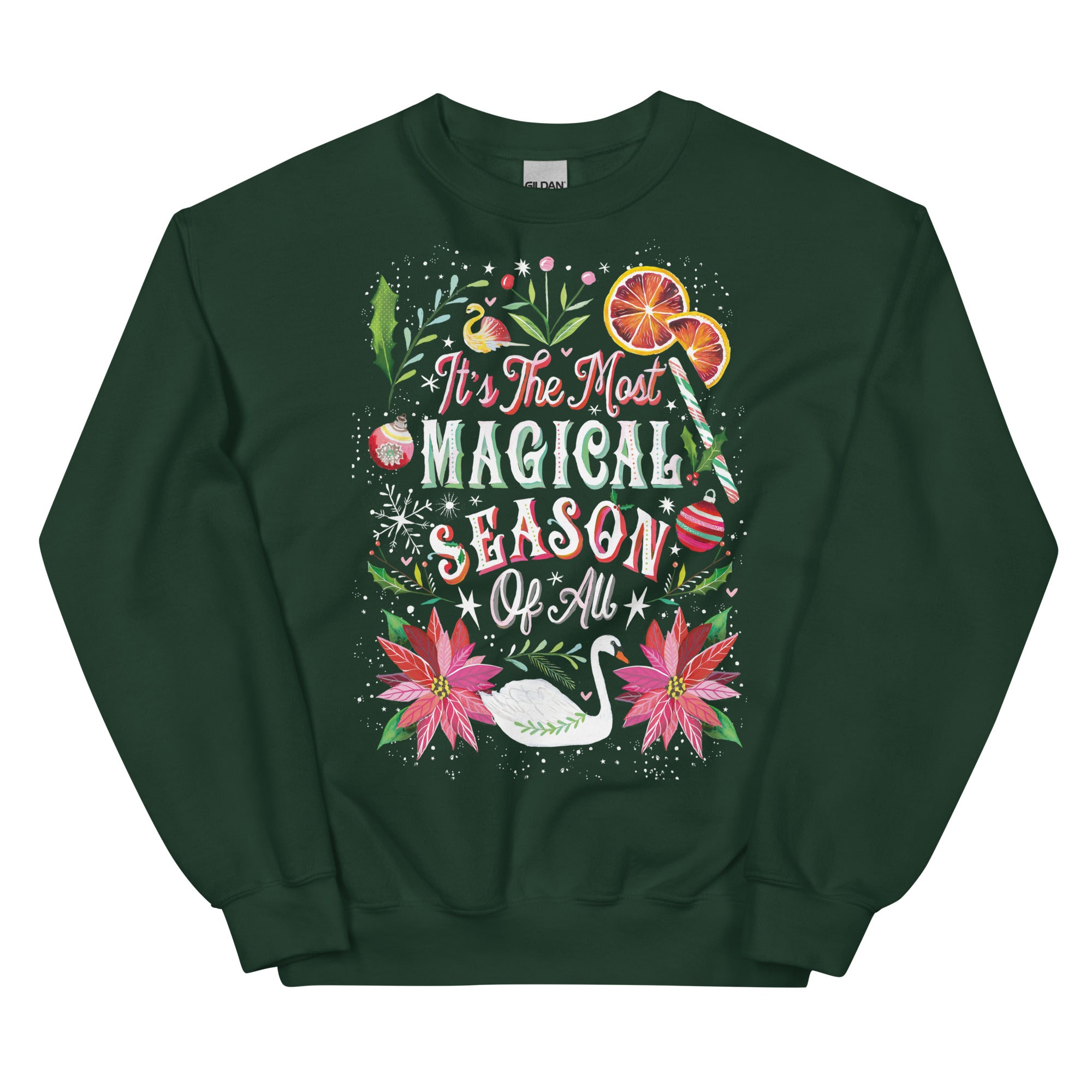Magical Season Sweatshirt Forest Green
