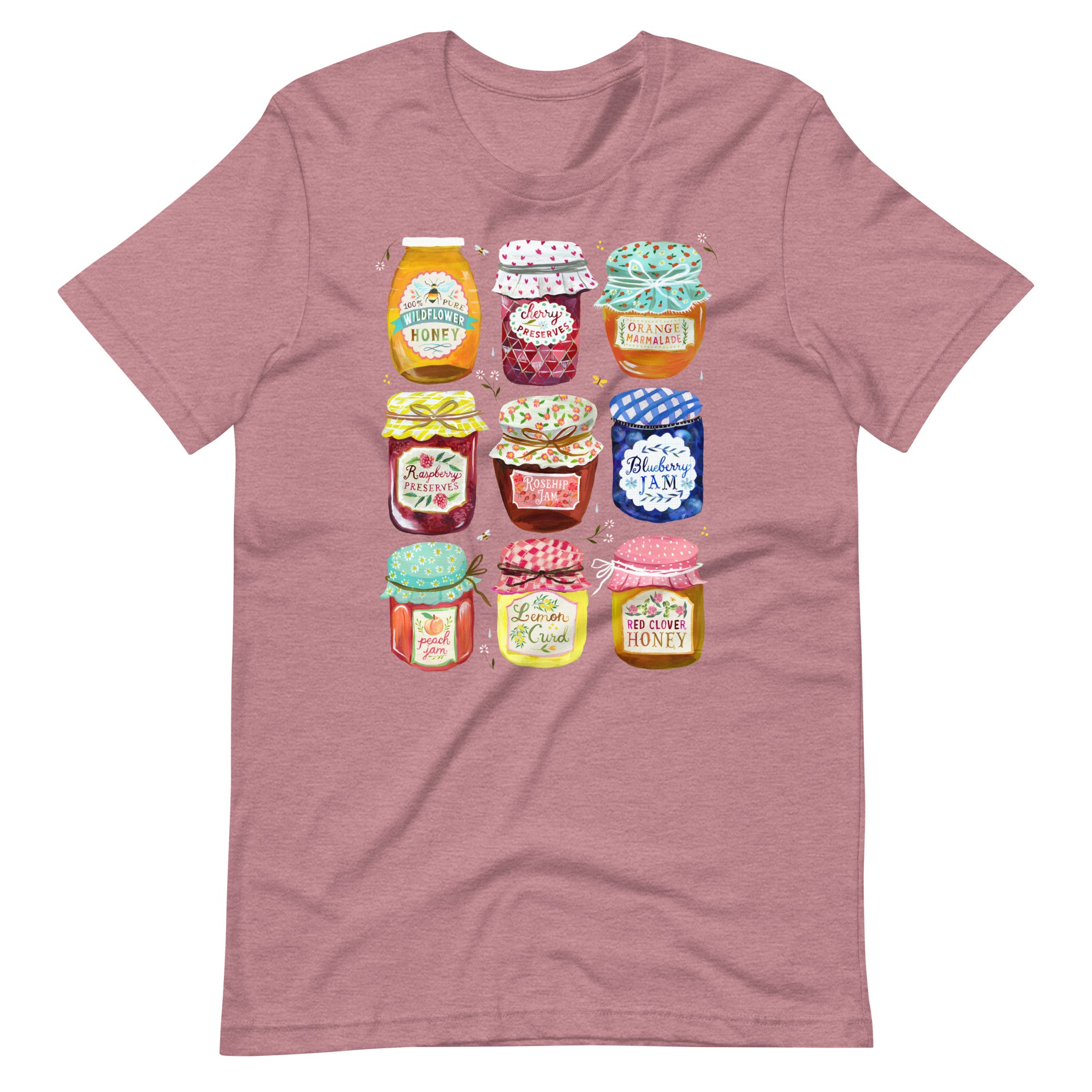 Jam Jars T-shirt Heather Orchid