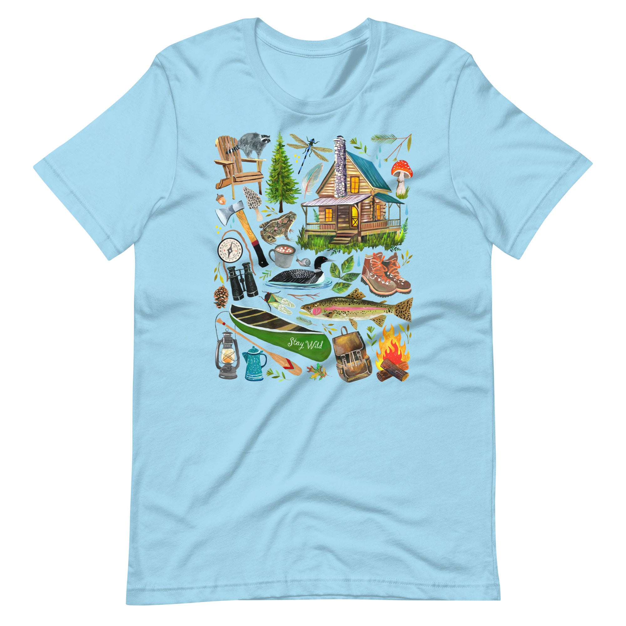 Lake Life T-Shirt Ocean Blue S