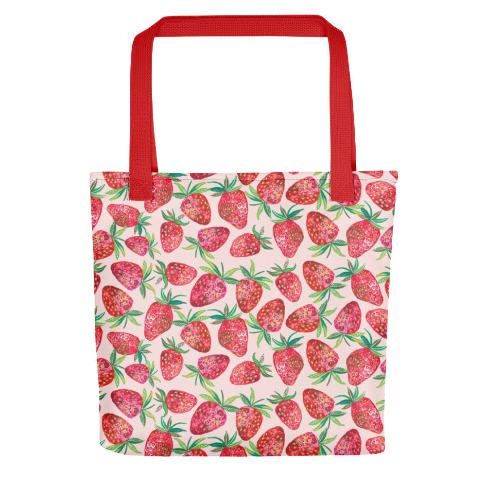 Strawberry Tote Bag Default Title