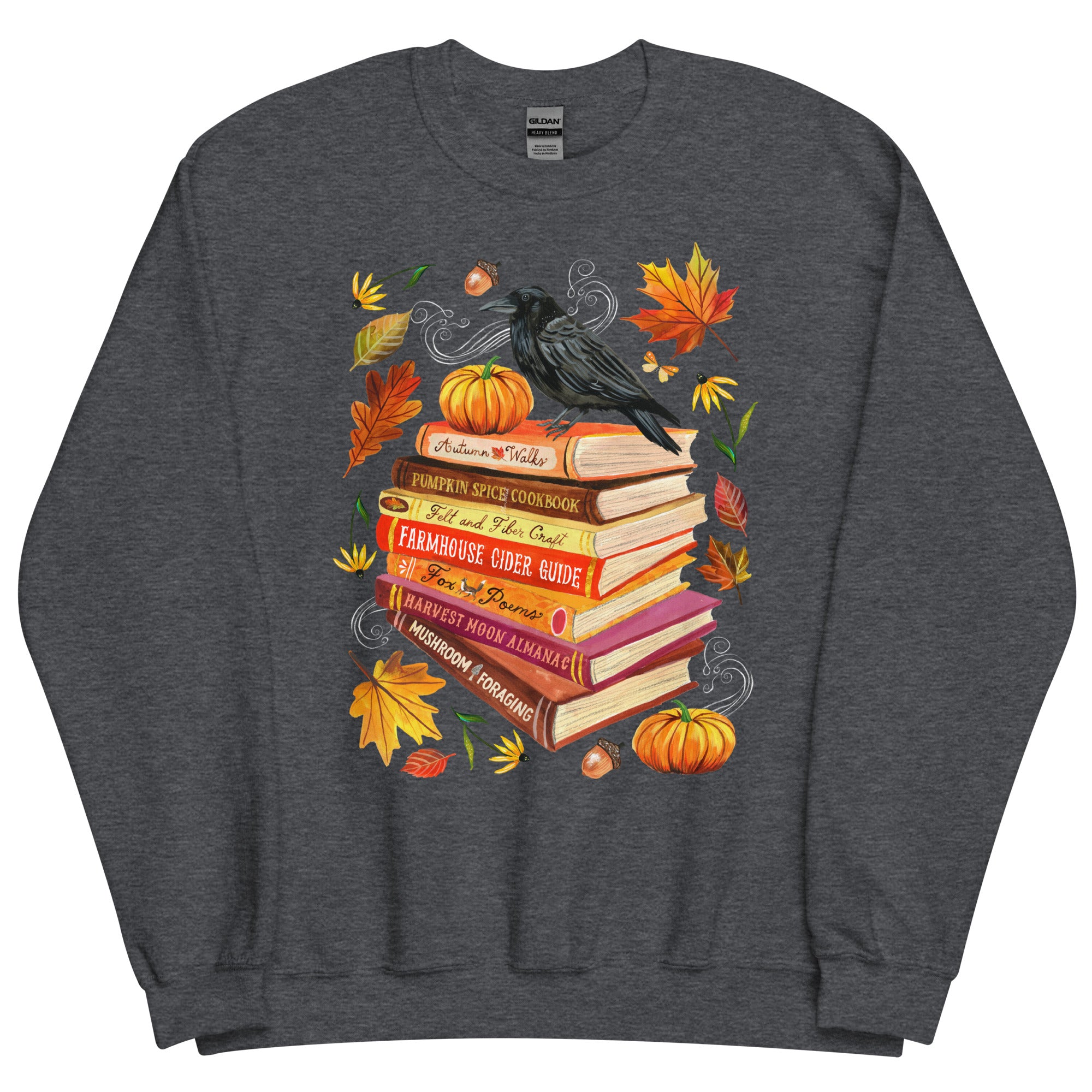 Autumn Library Sweatshirt Dark Heather