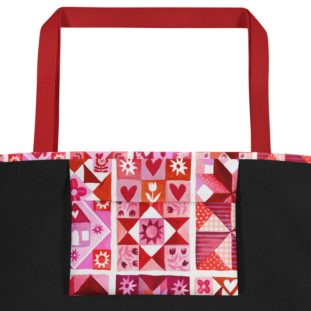 Stitched With Love Tote Bag