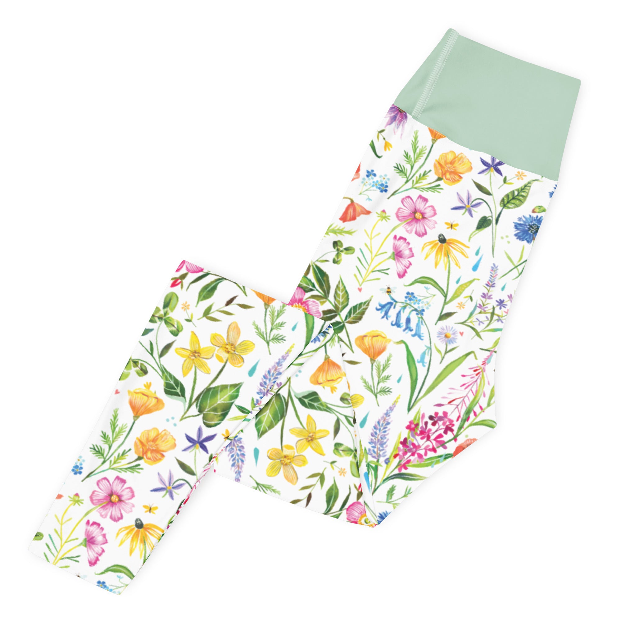 Wildflower Yoga Leggings