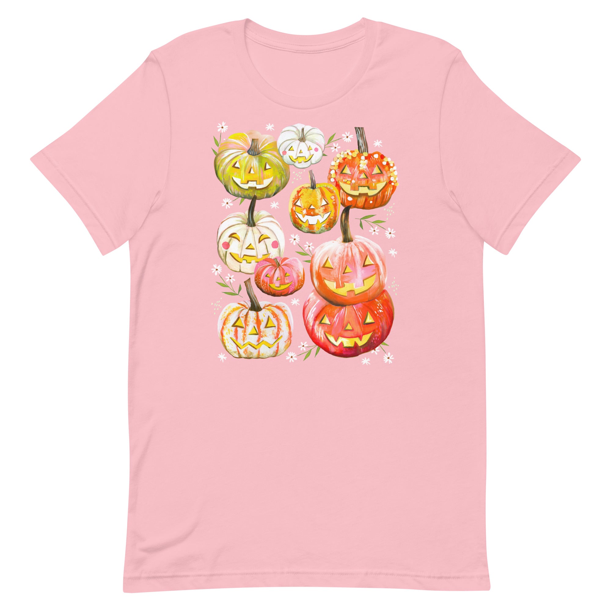 Jack-o-Lanterns T-Shirt Pink