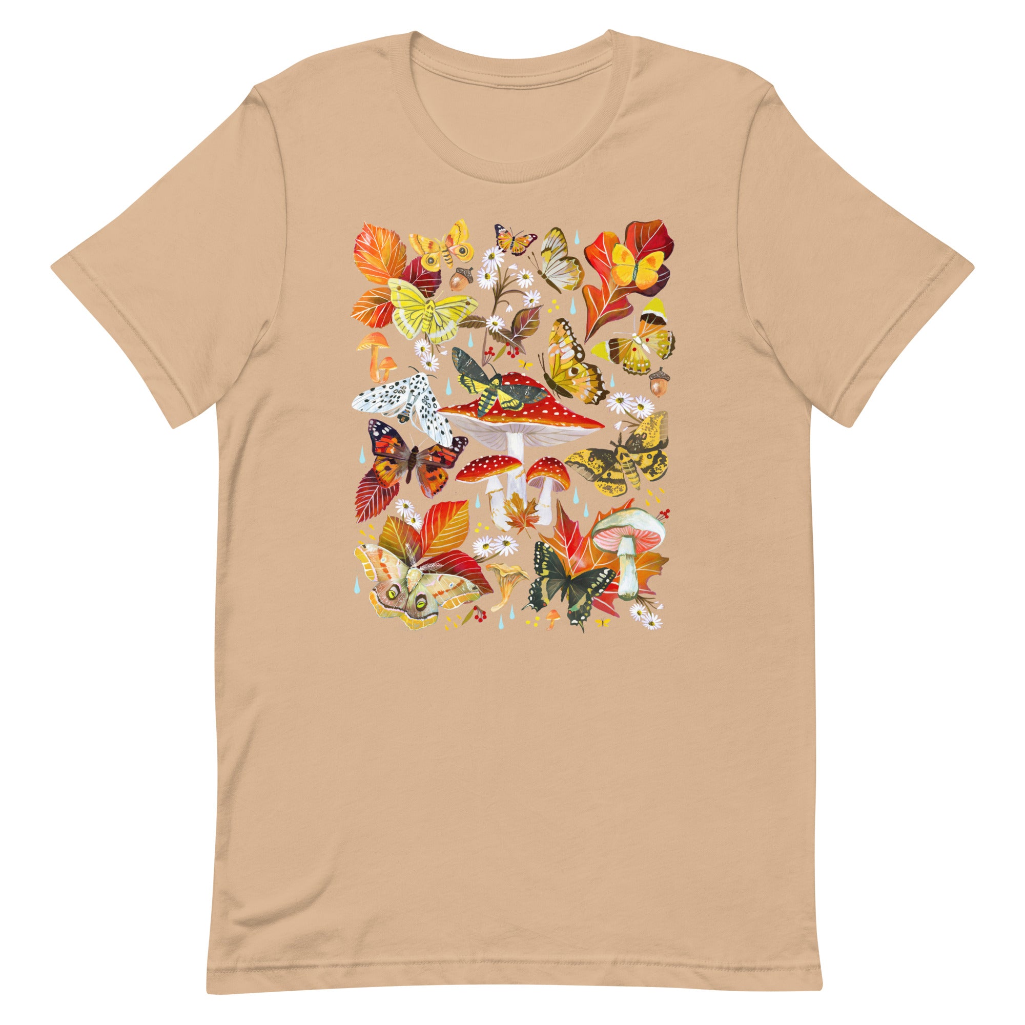Autumn Flutter T-Shirt Tan
