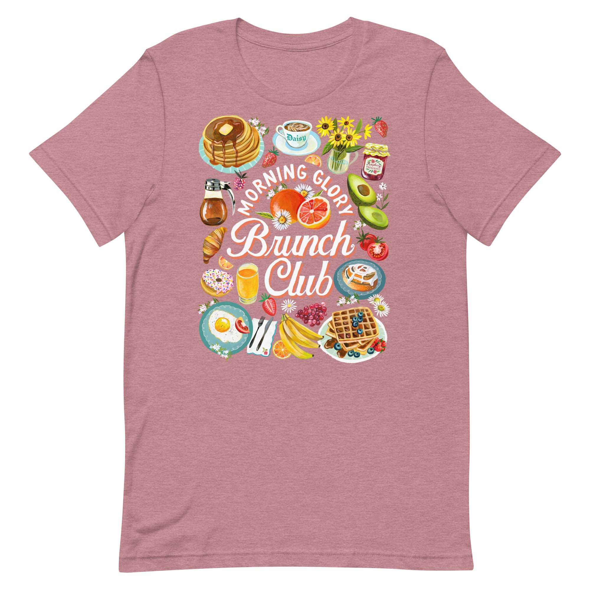 Brunch Club T-Shirt Heather Orchid