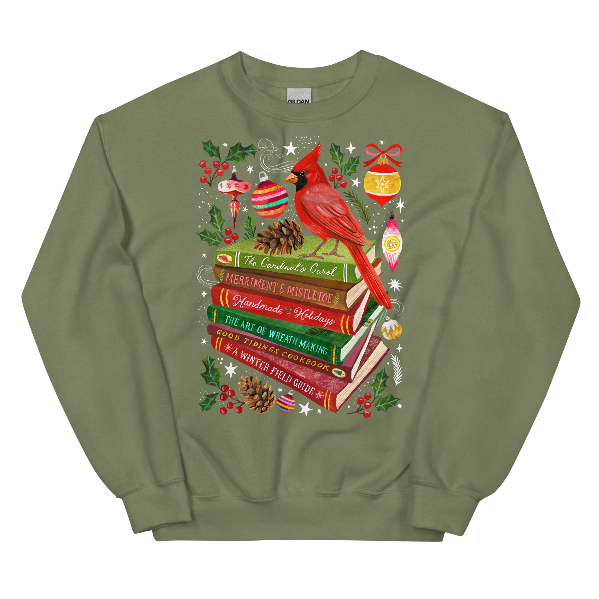 Winter Library Sweatshirt Military Green