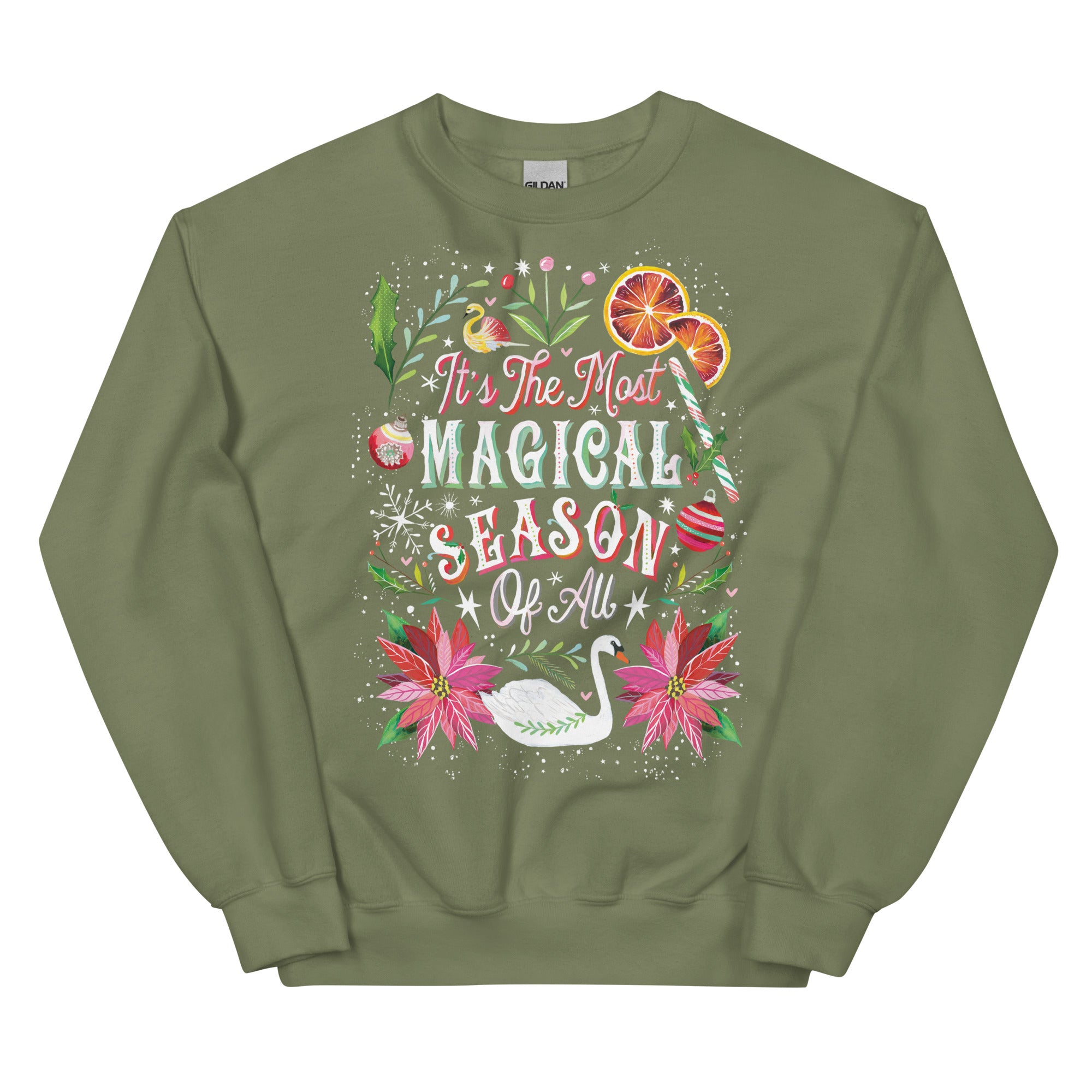 Magical Season Sweatshirt Military Green