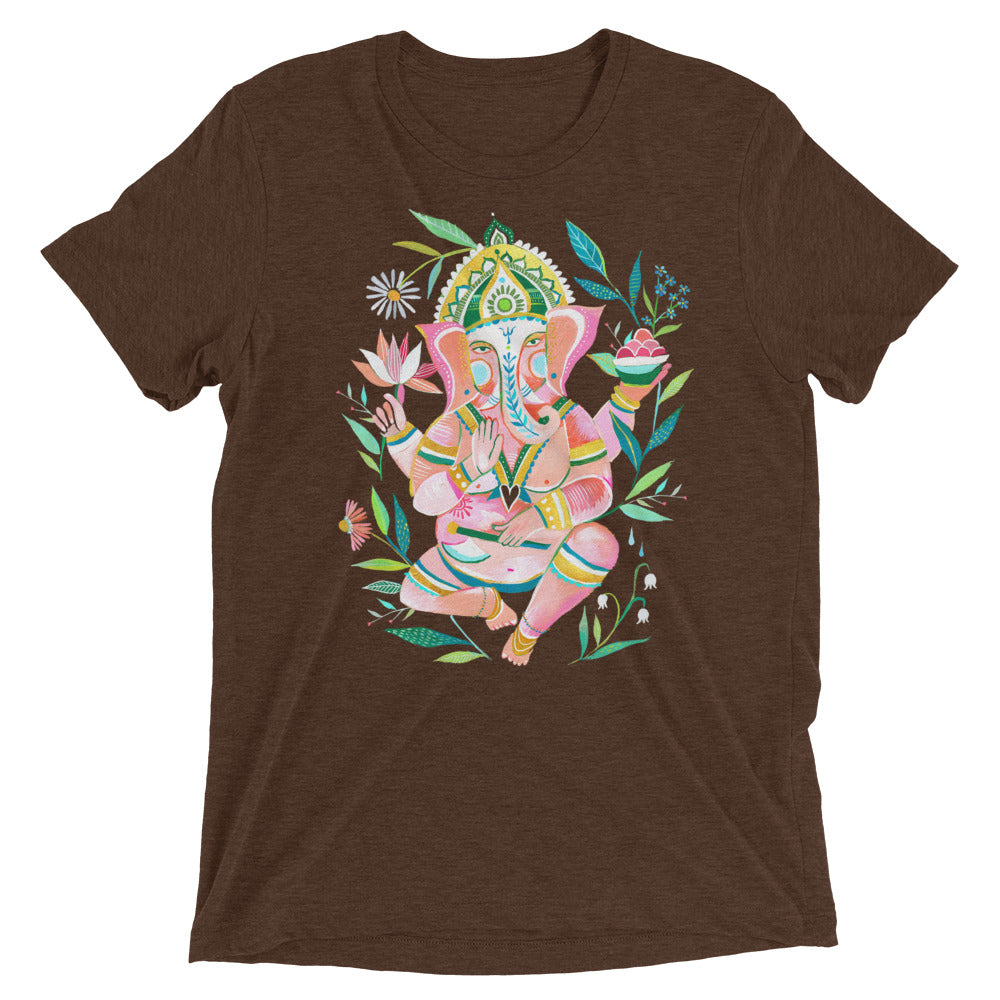 Ganesha T-Shirt Brown Triblend