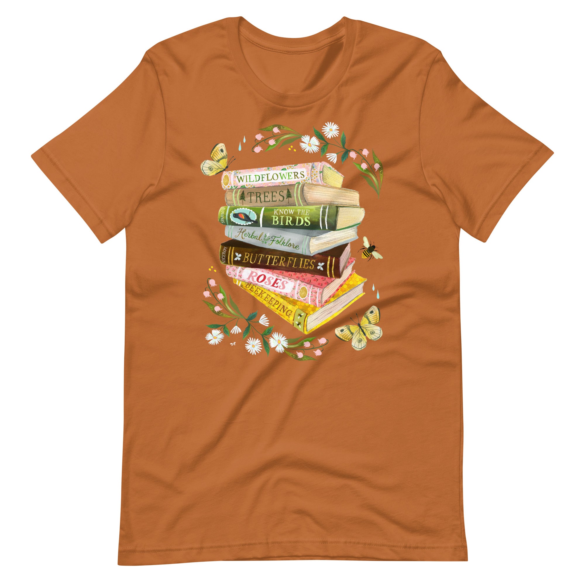 Books T-shirt Toast