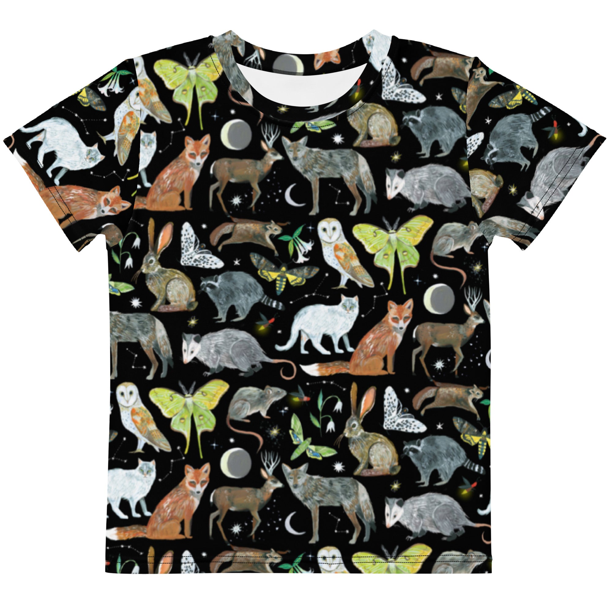 Nighttime Creature Kids T-Shirt 7T