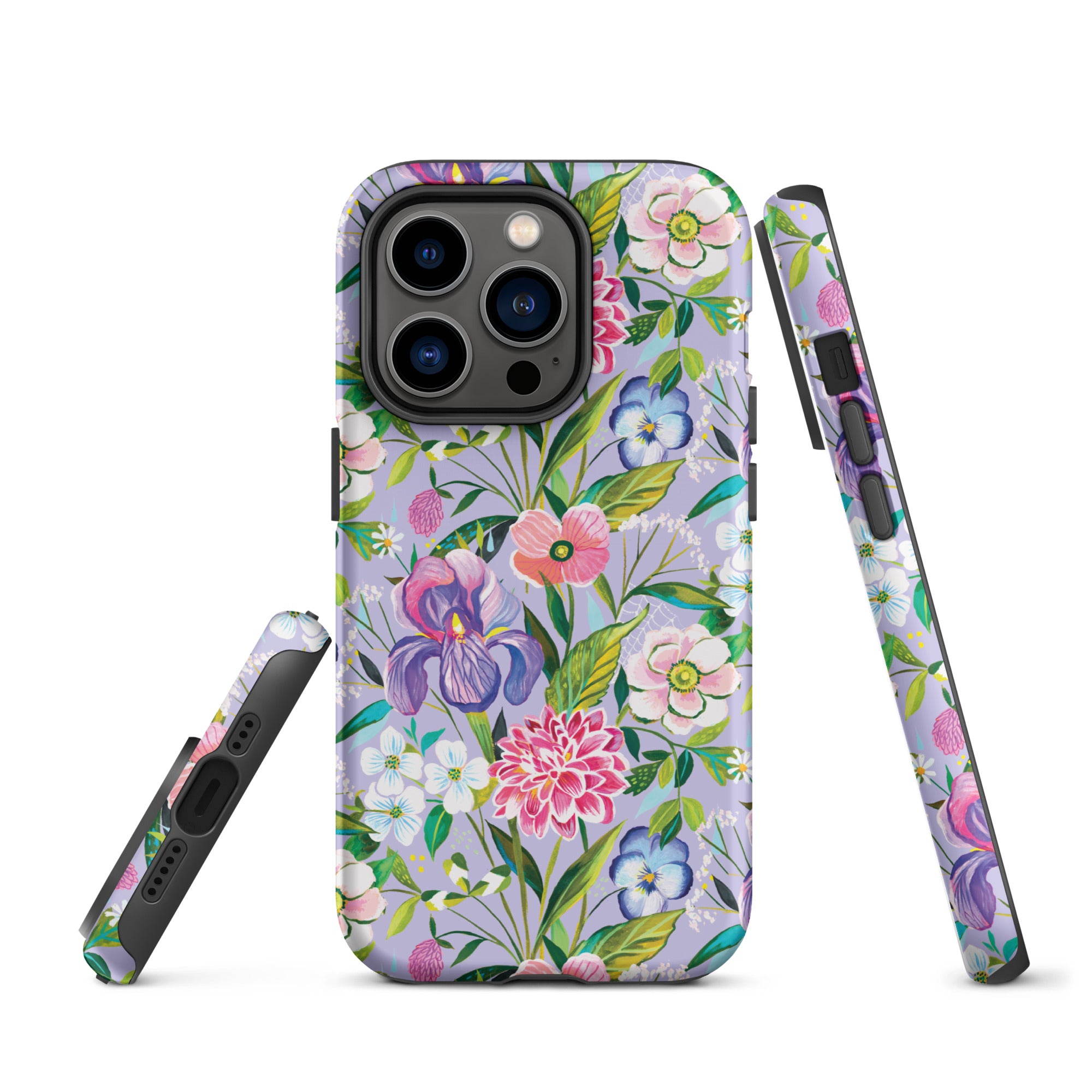 Iris Bouquet Tough Case for iPhone iPhone 14 Pro