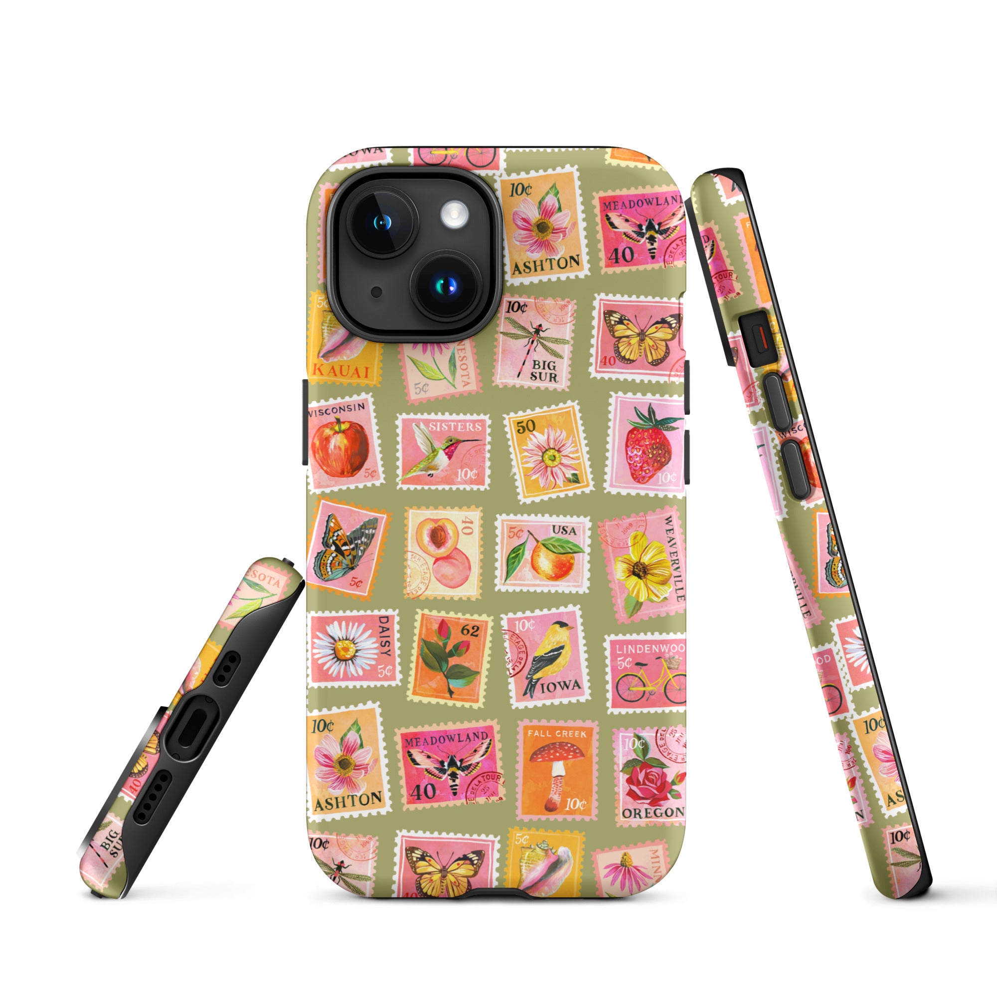 Stamp Collection Tough Case for iPhone® iPhone 15 Matte iPhone 11