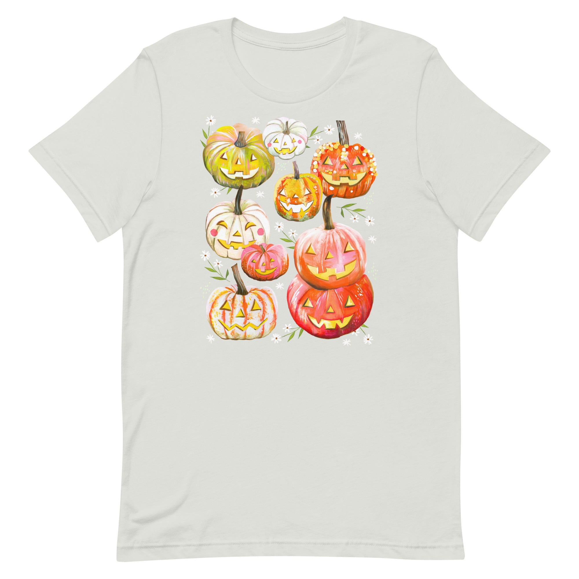 Jack-O-Lanterns T-Shirt Silver