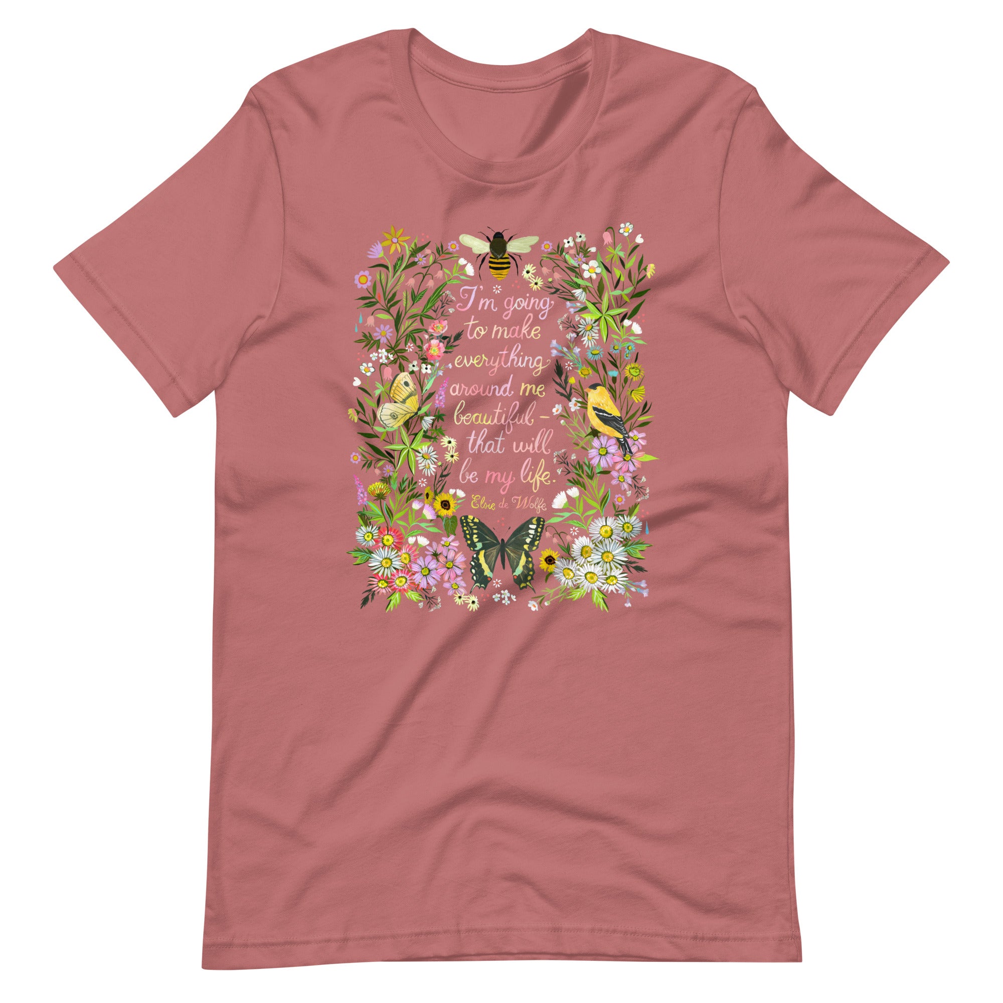 Everything Beautiful T-Shirt Mauve