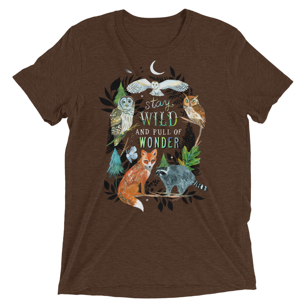 Wild Wonder T-Shirt Brown Triblend