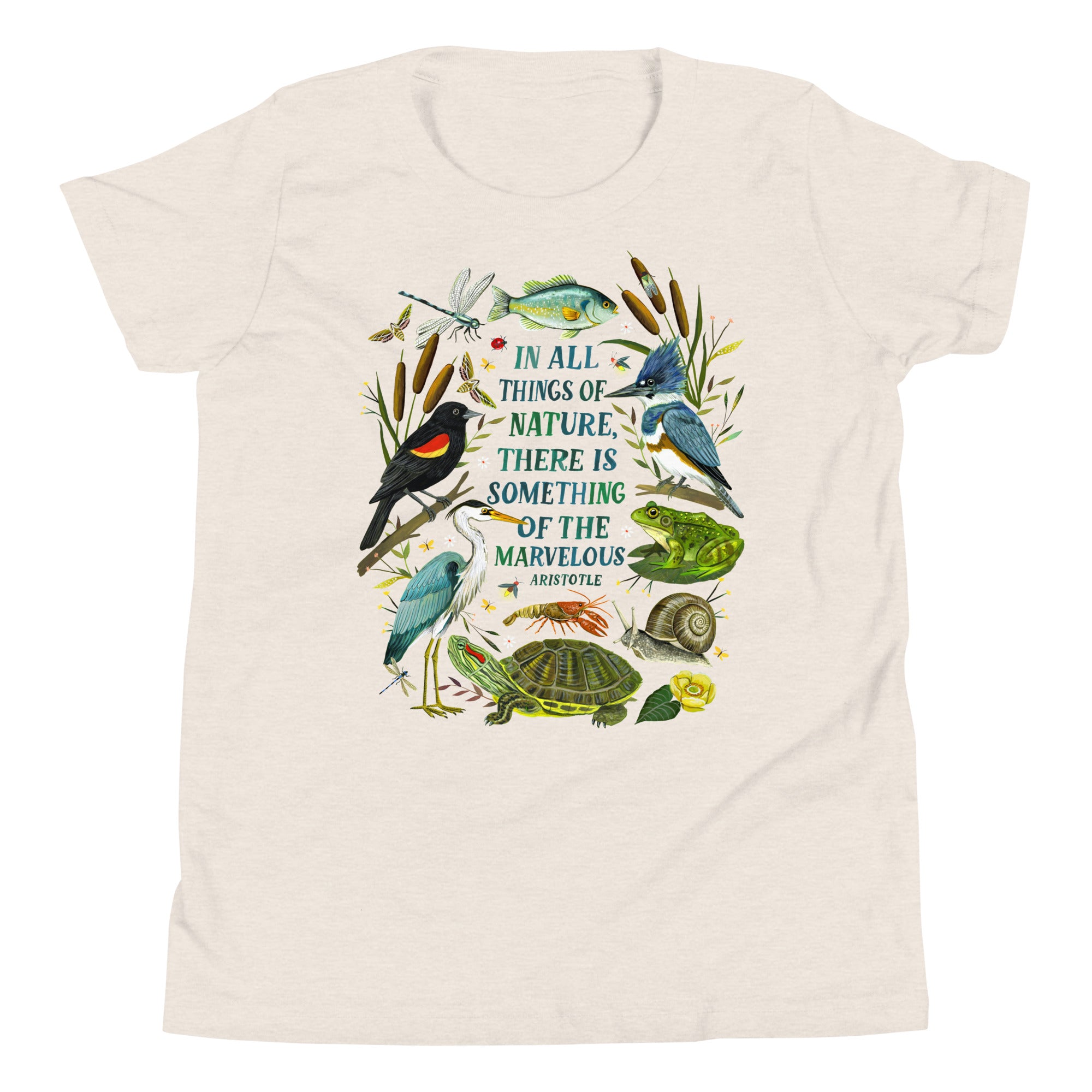 Something Marvelous Youth Short Sleeve T-Shirt Heather Dust