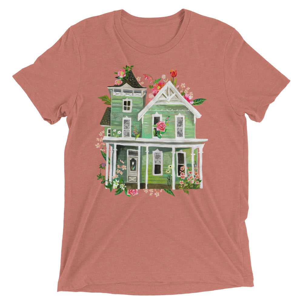Garden Home Tri-Blend T-Shirt Mauve Triblend