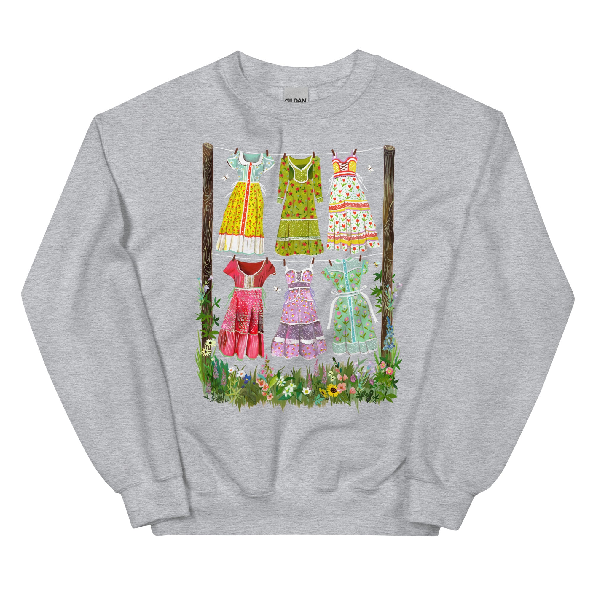 Prairie Dresses Sweatshirt Sport Grey