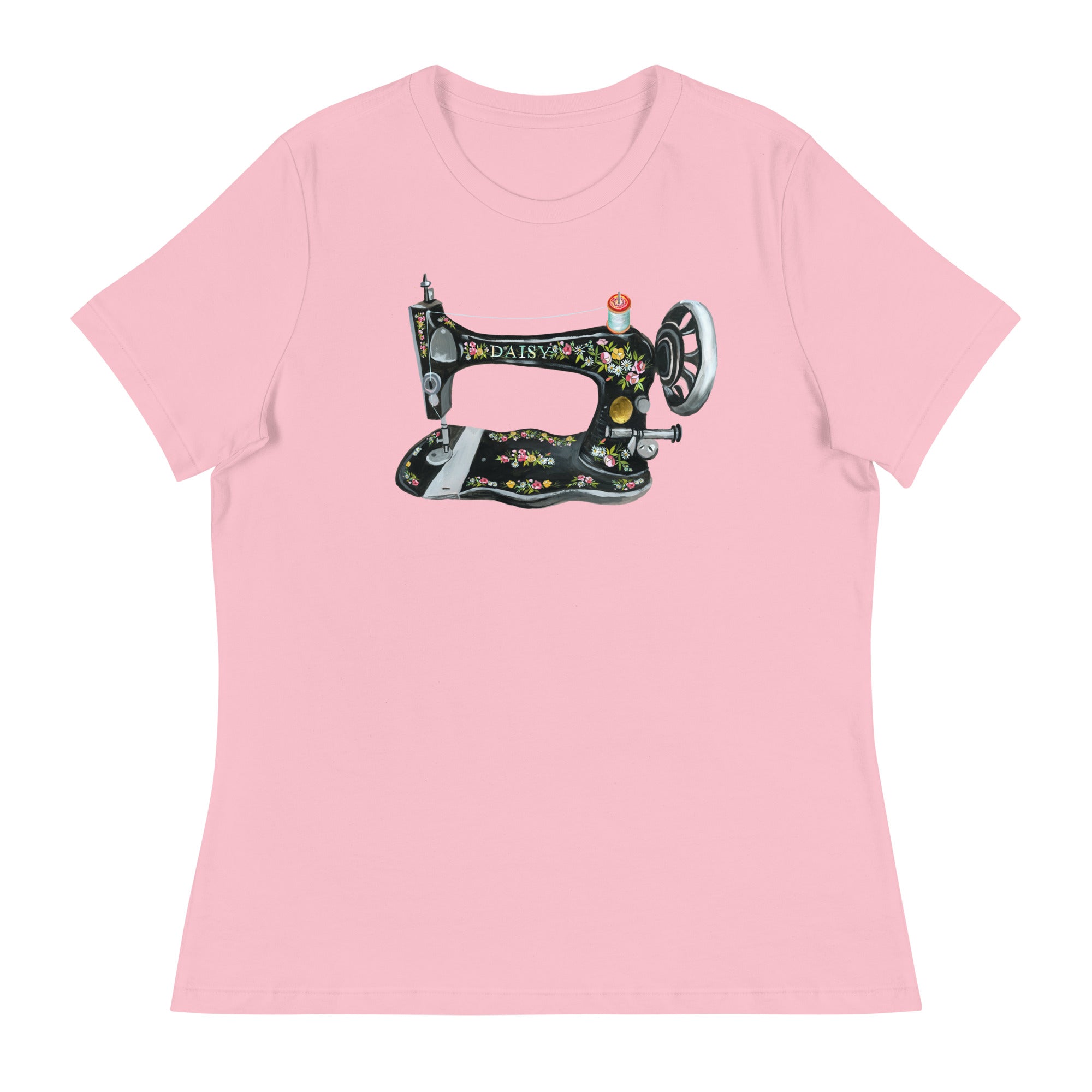 Sewing Machine T-Shirt Pink