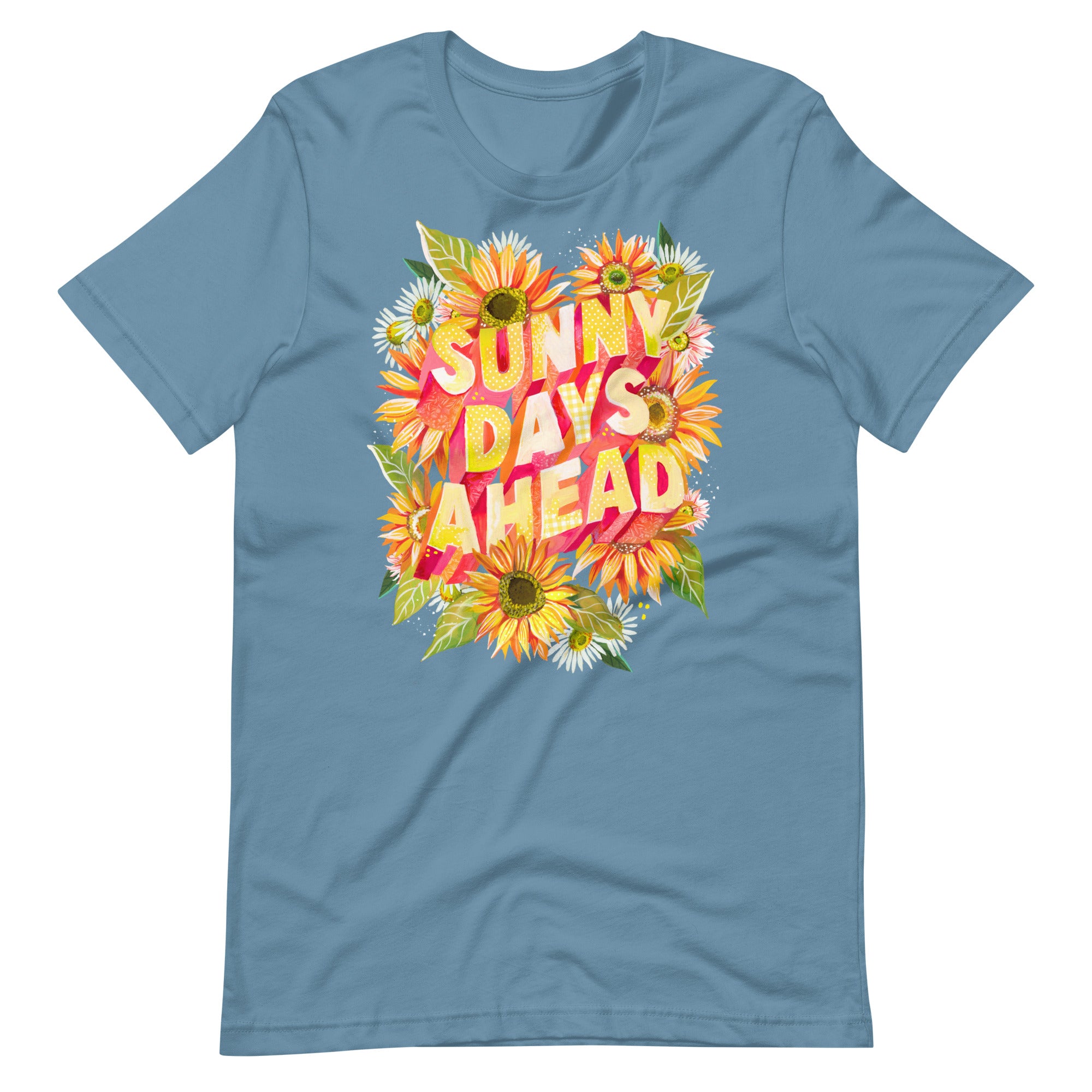 Sunny Days T-shirt Steel Blue