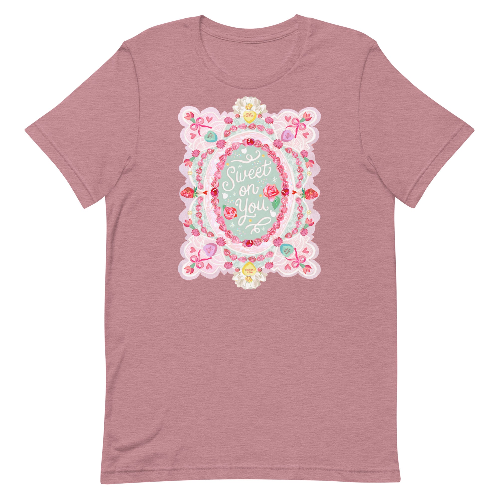 Sweet On You T-Shirt Heather Orchid