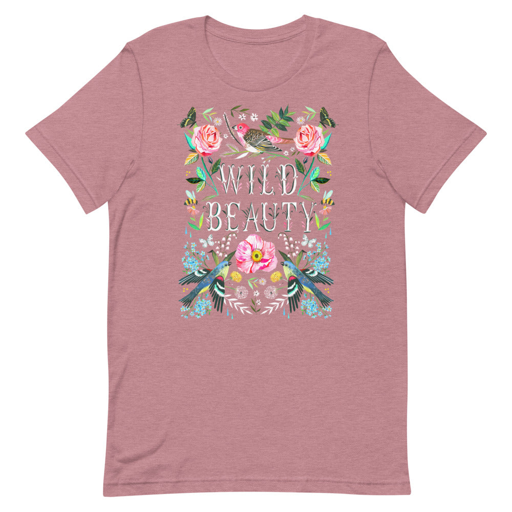 Wild Beauty T-Shirt Heather Orchid