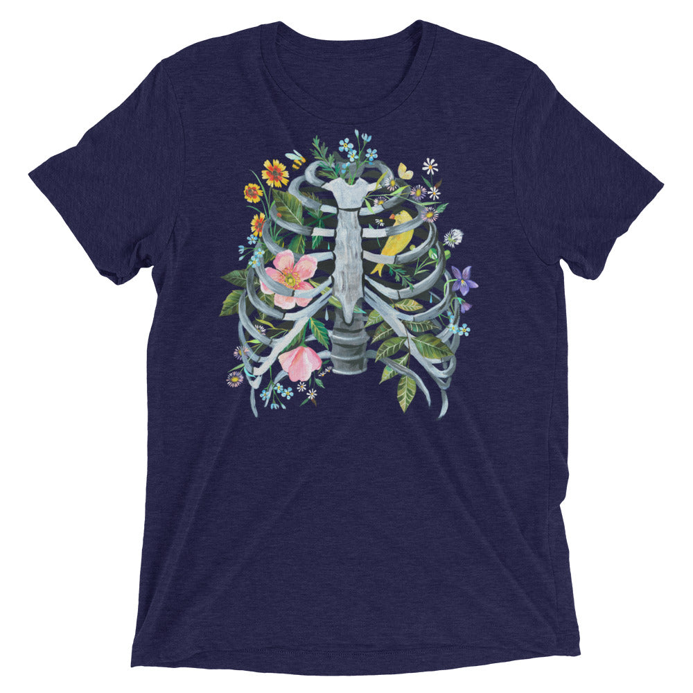 Bird Cage/Ribs Tri-Blend T-Shirt 3X
