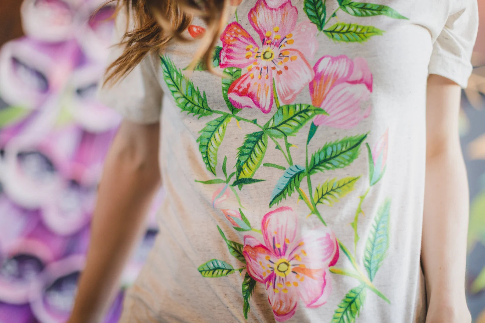 Wild Rose Tri-Blend T-Shirt