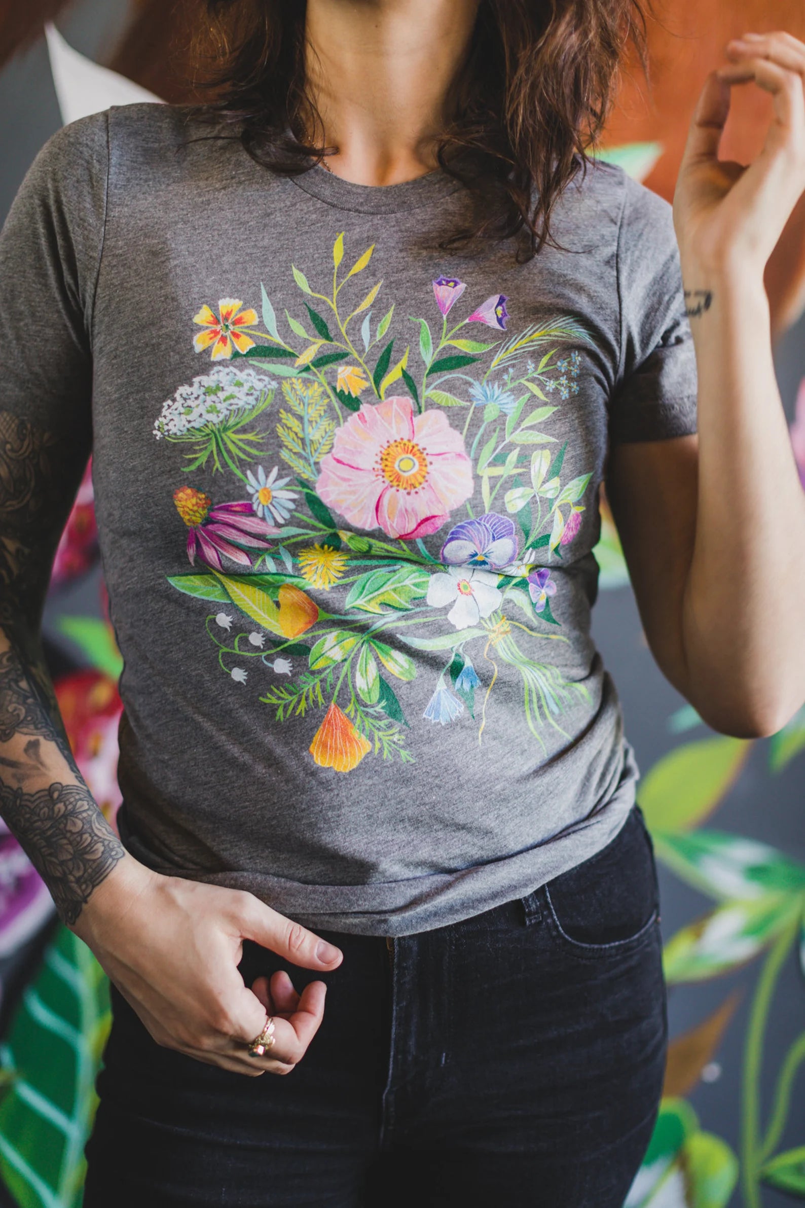 Bouquet Tri-Blend T-Shirt