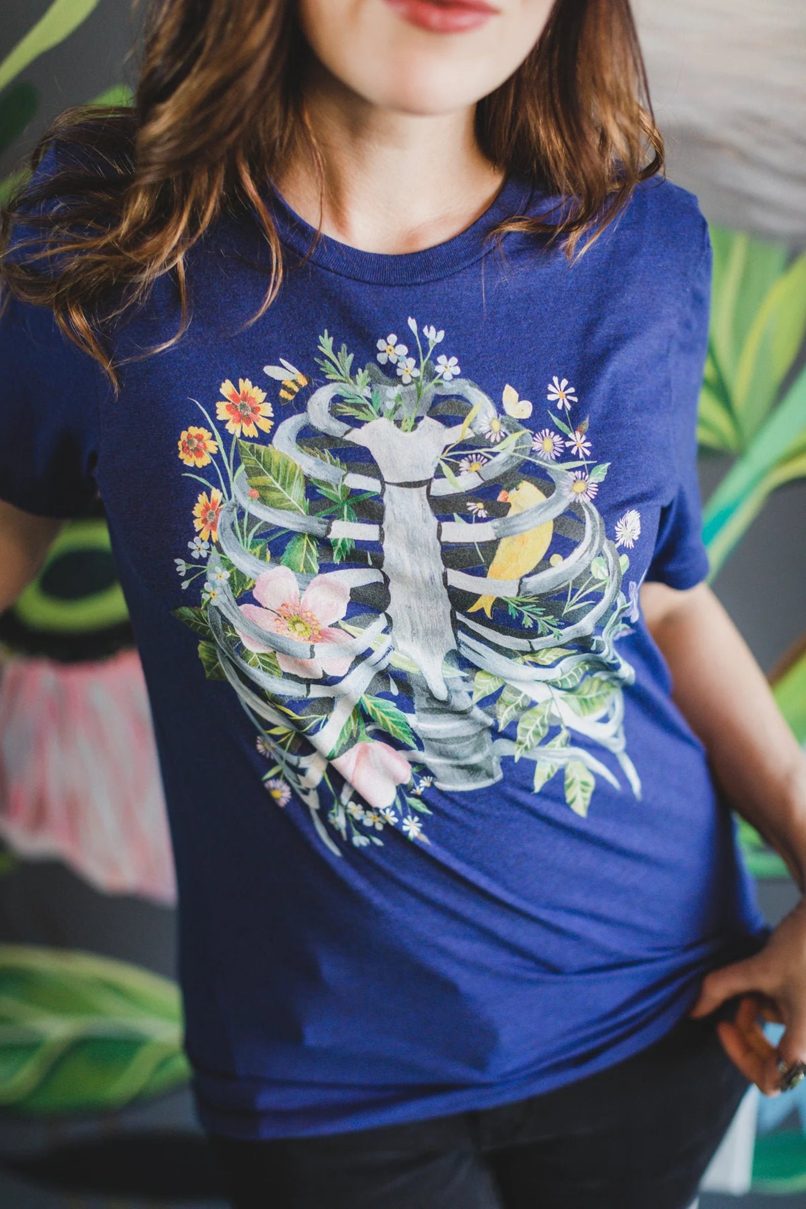 Bird Cage/Ribs Tri-Blend T-Shirt