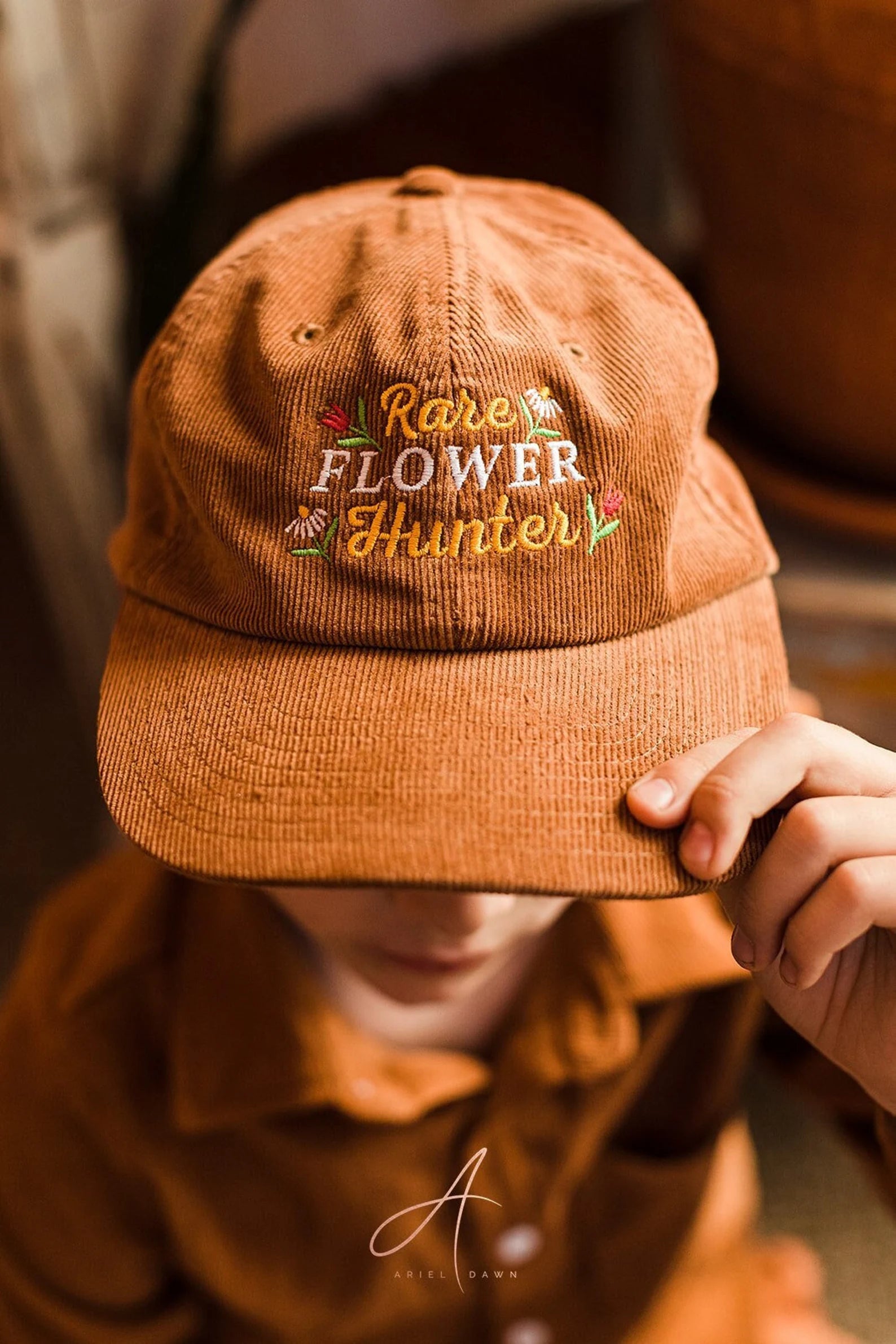 Rare Flower Hunter Corduroy Hat