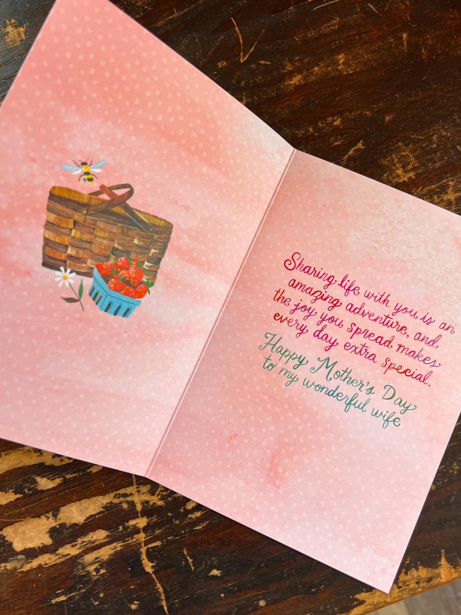 Picnic - Mother’s Day Card for Wife