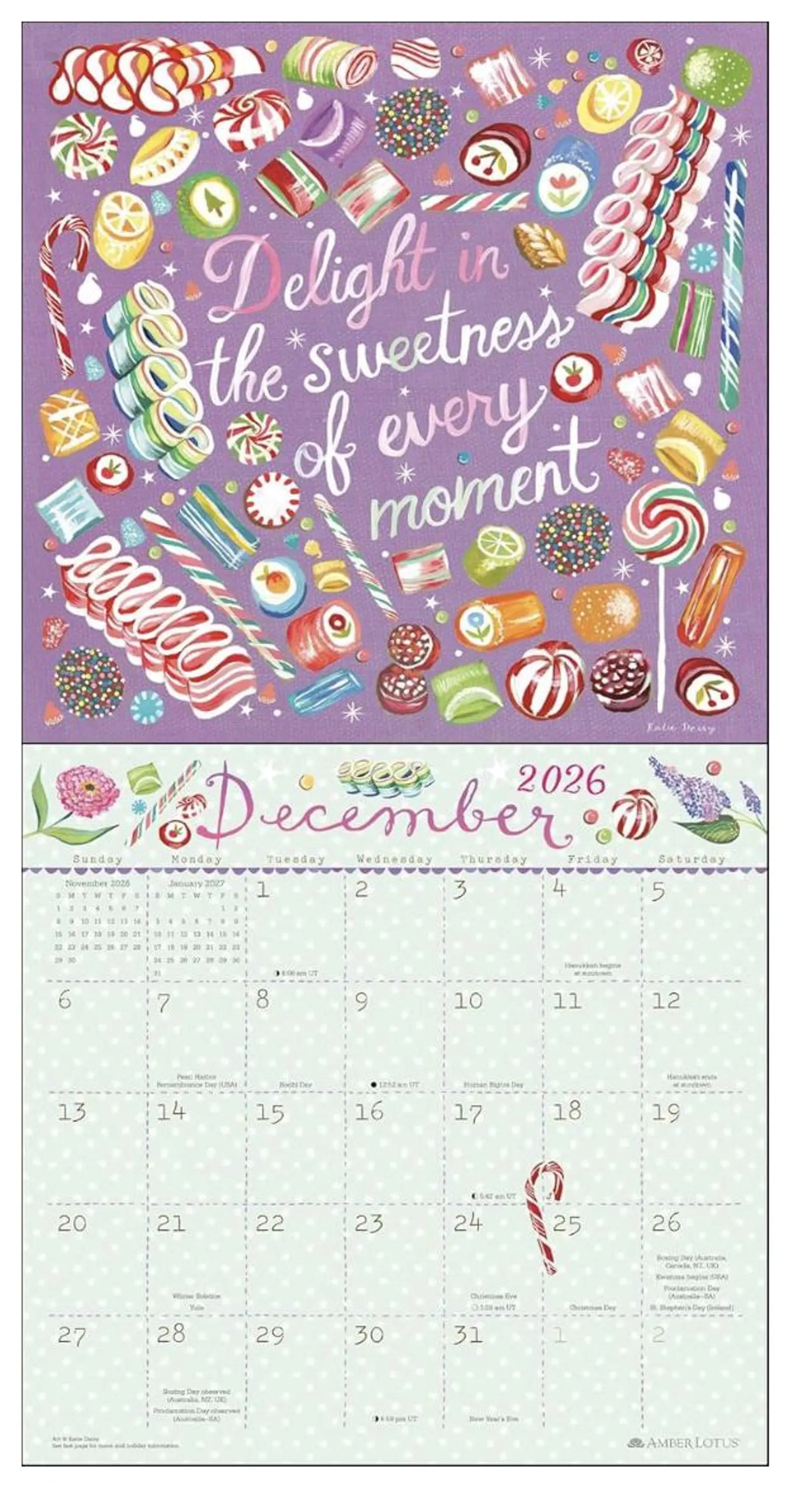 2026 Wall Calendar by Katie Daisy