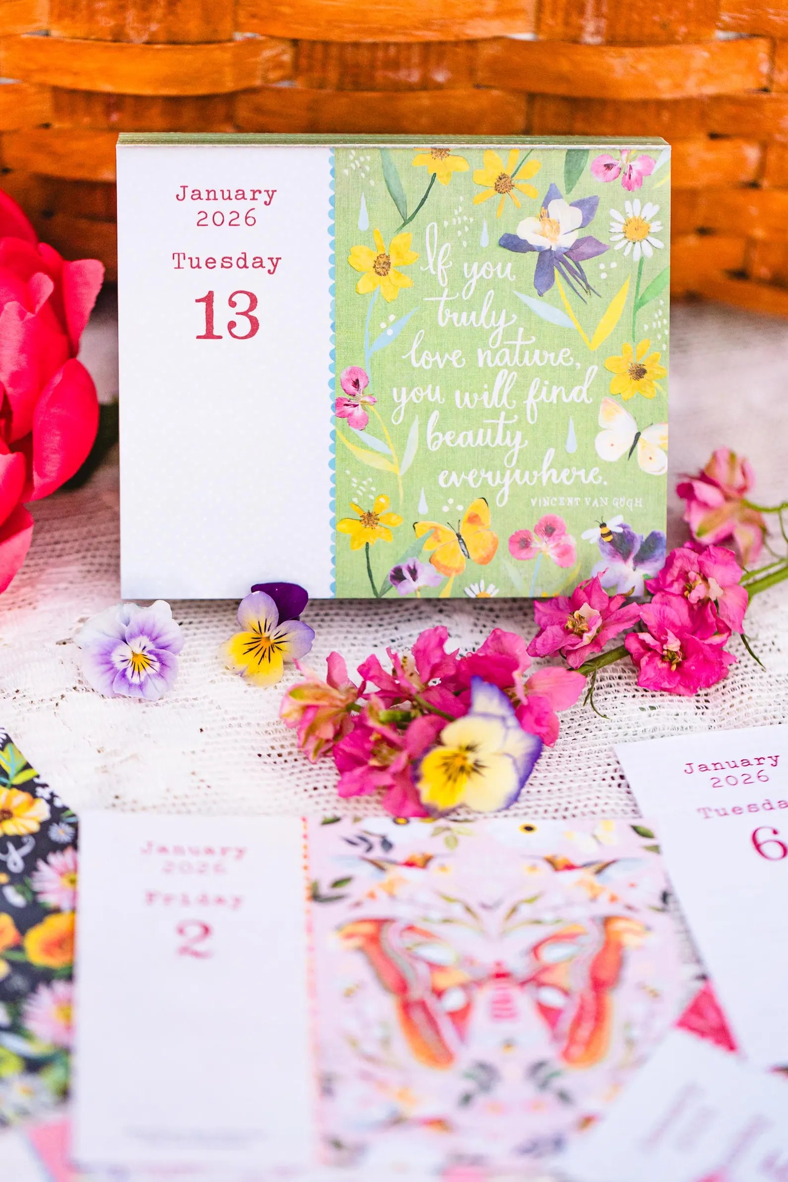 Wild Beauty 2026 Day-to-Day Calendar by Katie Daisy
