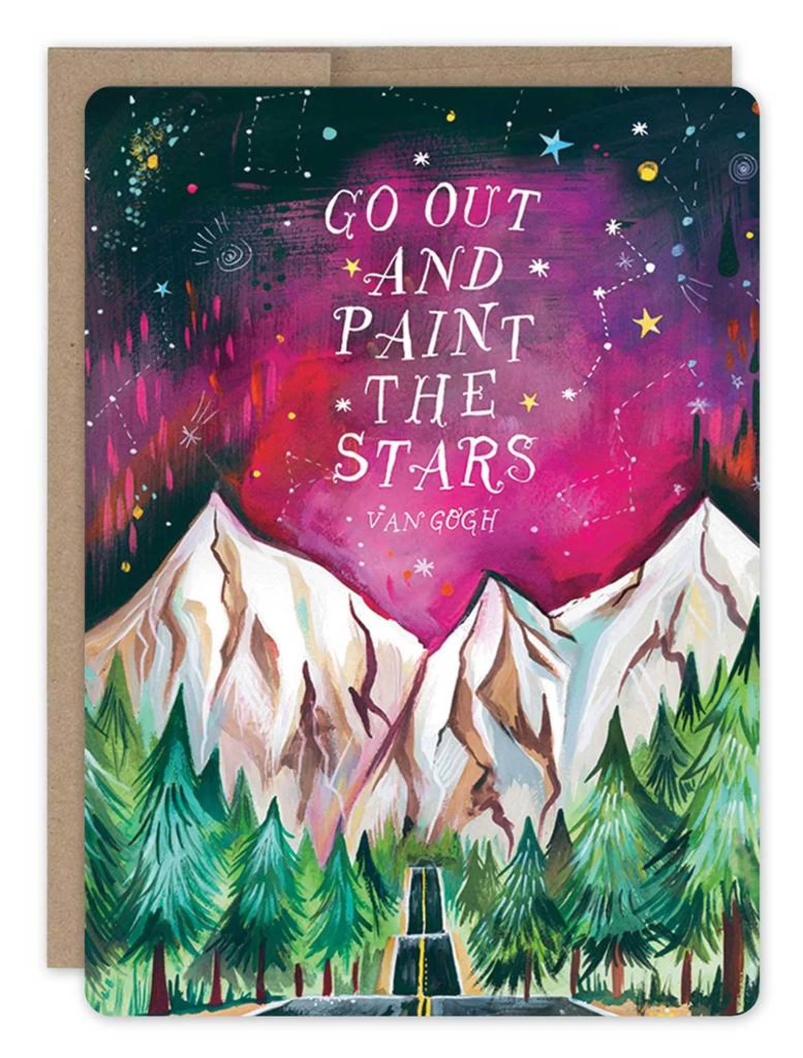 Paint the Stars Greeting Card - Encouragement