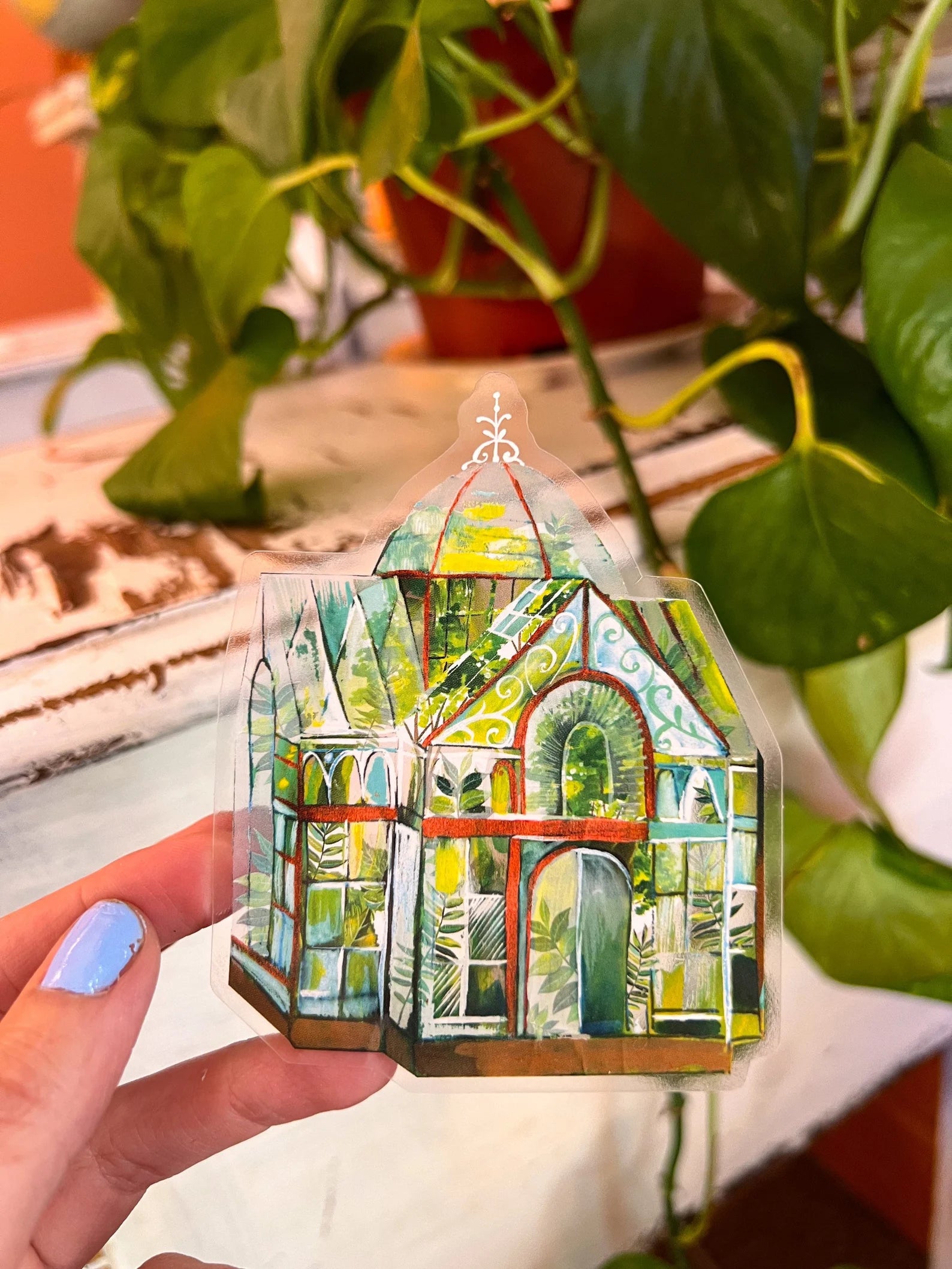 Semi-Transparent Greenhouse Sticker