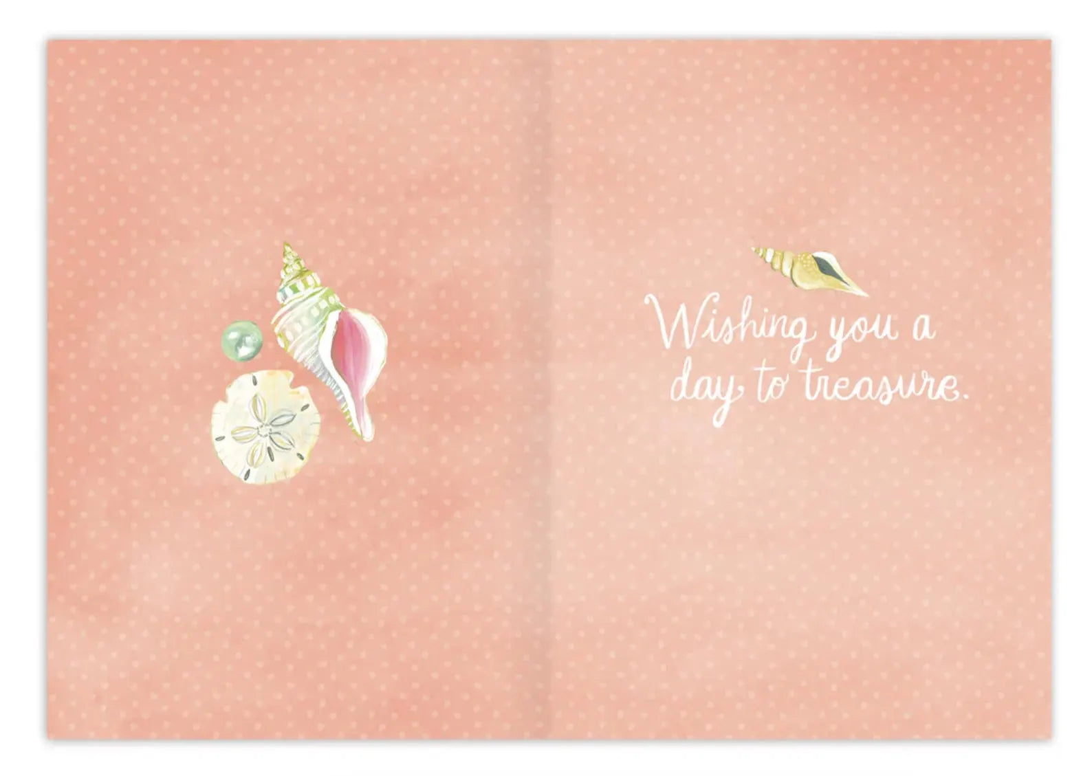 Seashell Treasures Birthday Card