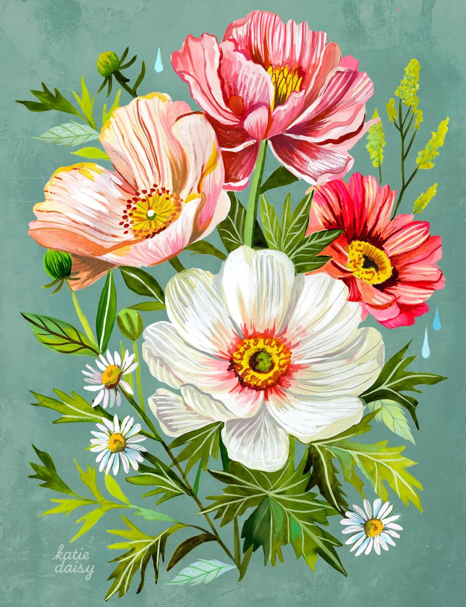 Lydia's Bouquet Art Print