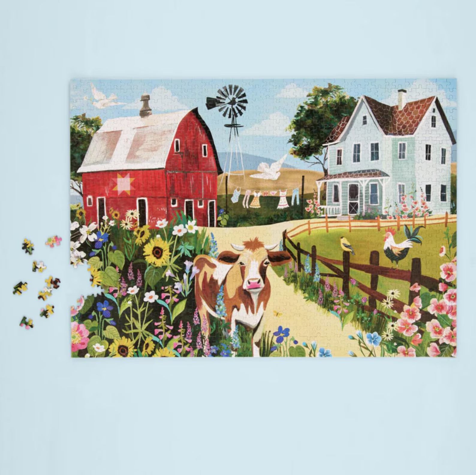 Wildflower Farm 1000 Piece Puzzle