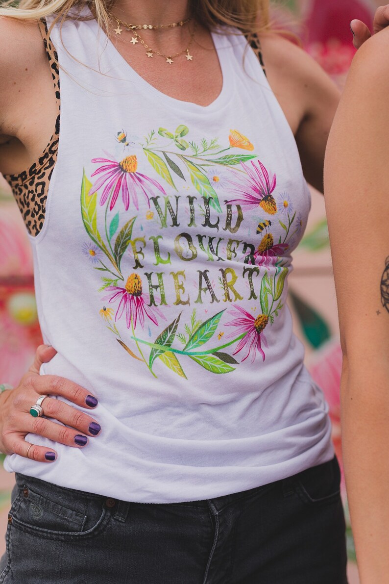 Wildflower Heart Tank Top