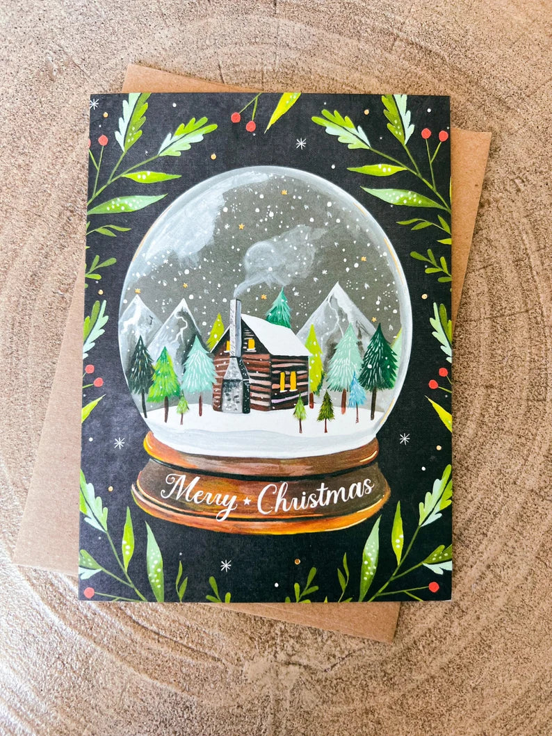Snow Globe Boxed Holiday Cards