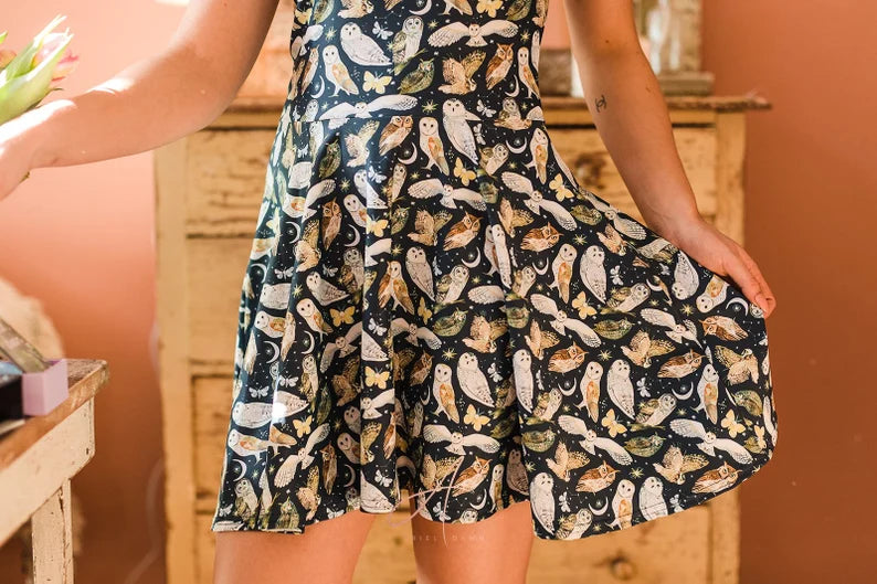 Night Owl Skater Dress