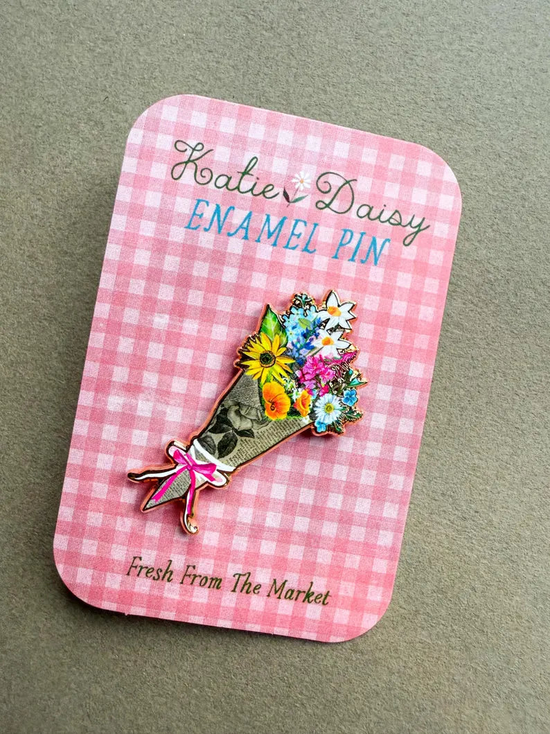 Bouquet Enamel Pin