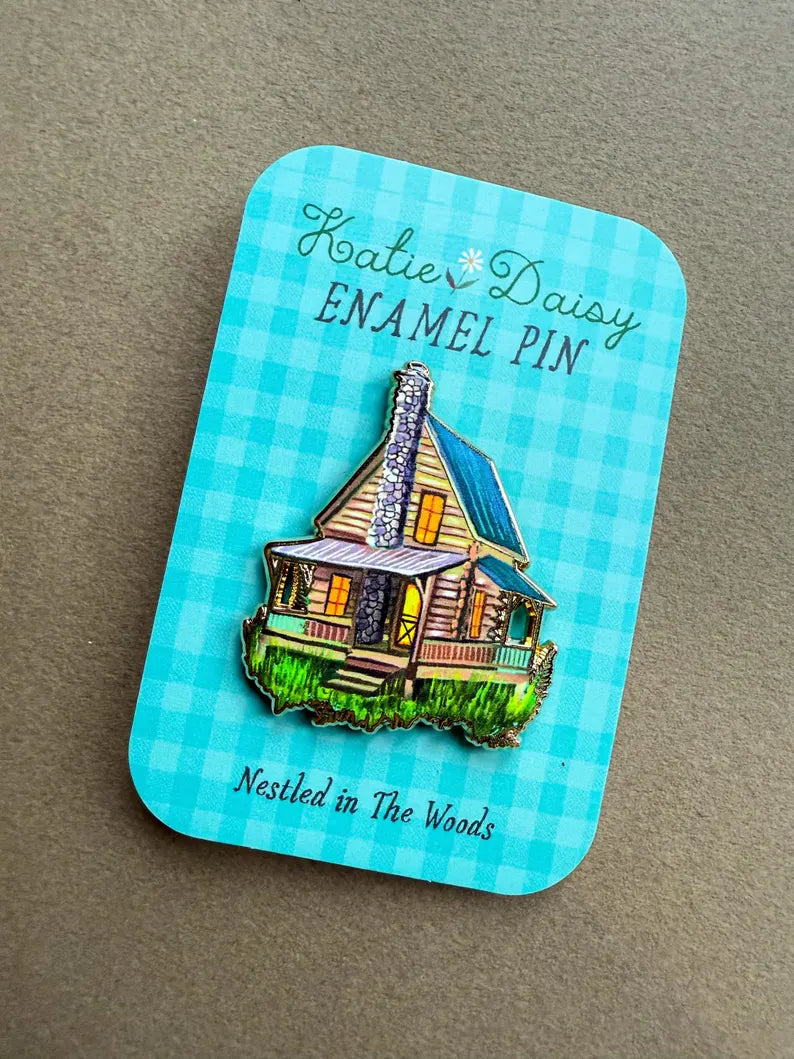 Cabin Enamel Pin