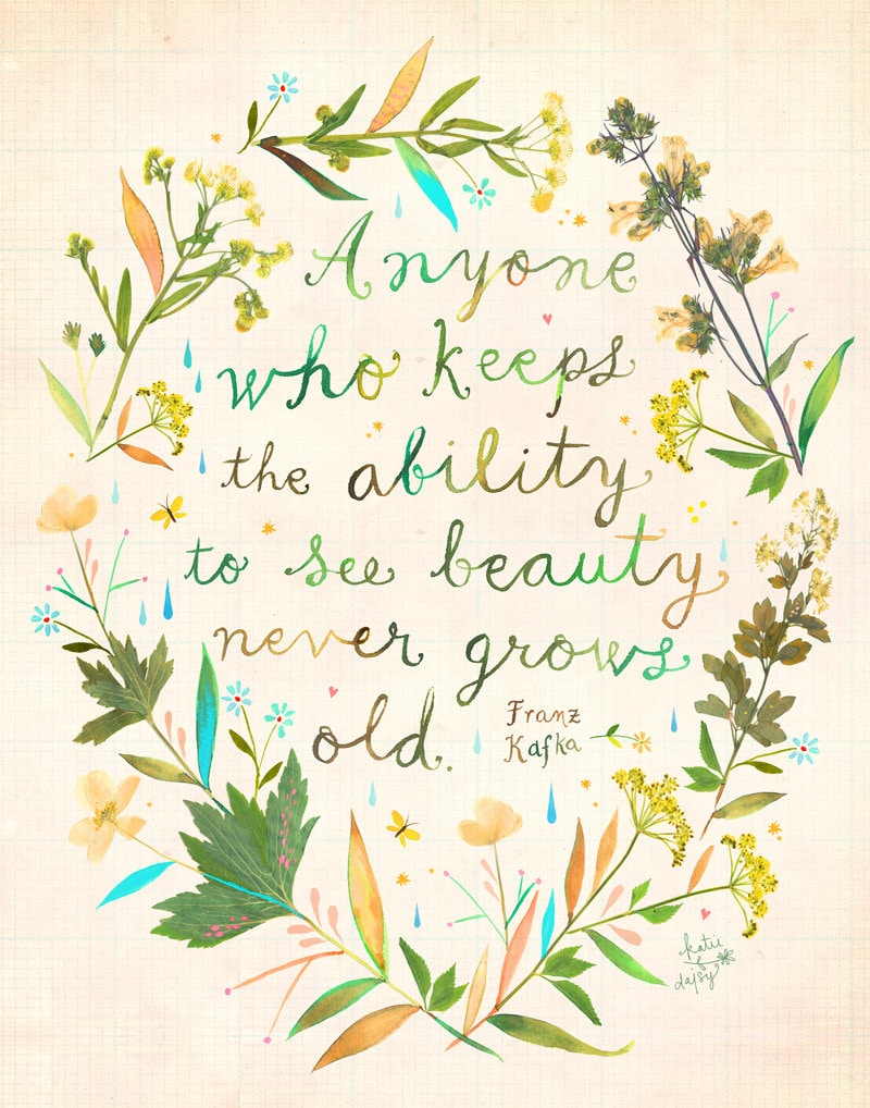 See Beauty Art Print