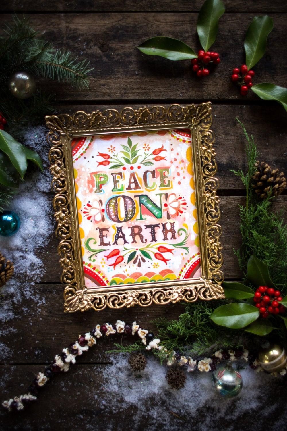 Peace on Earth Art Print