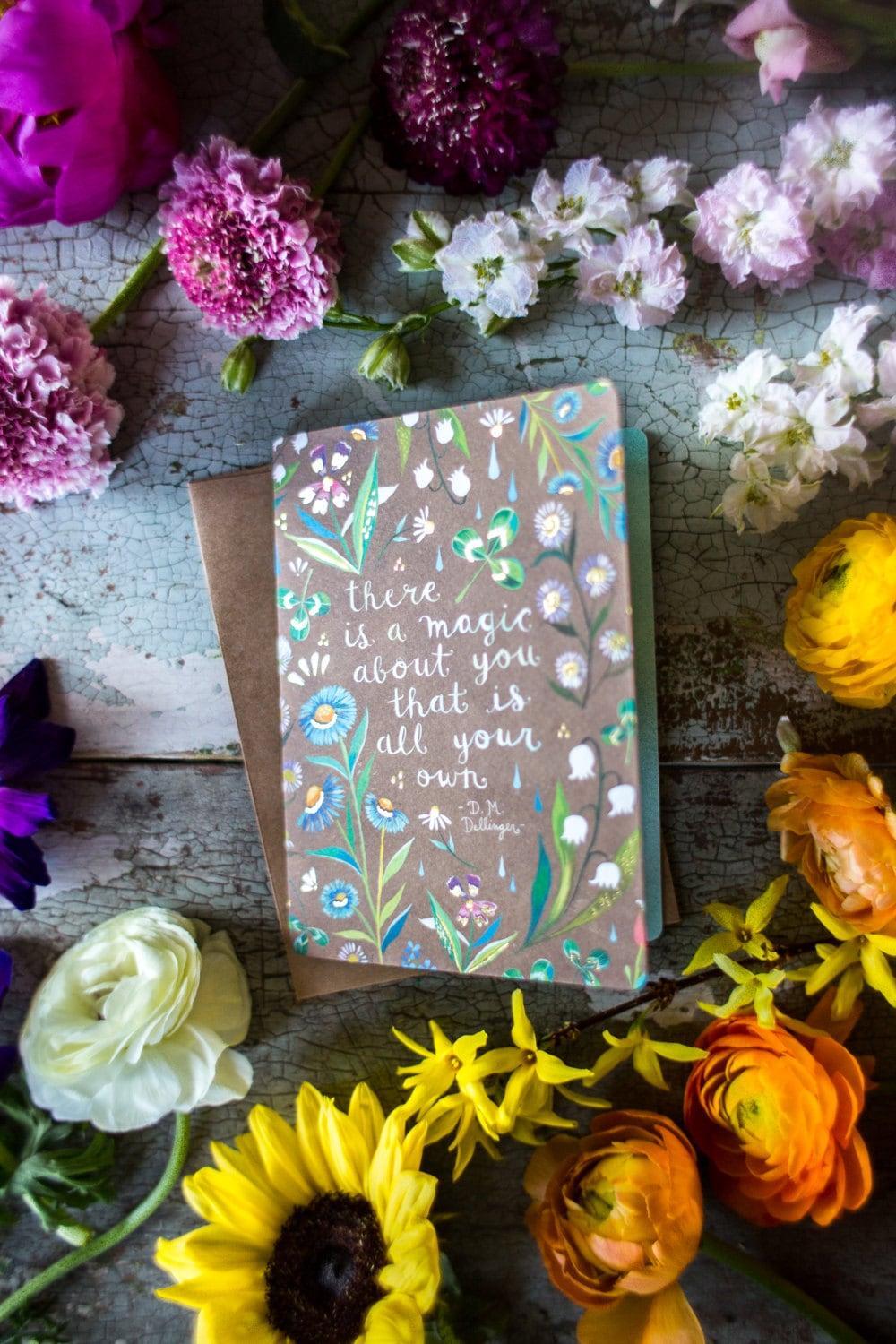 Magic About You - Gold Foil Greeting Card