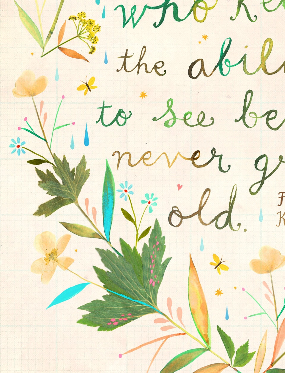 See Beauty Art Print