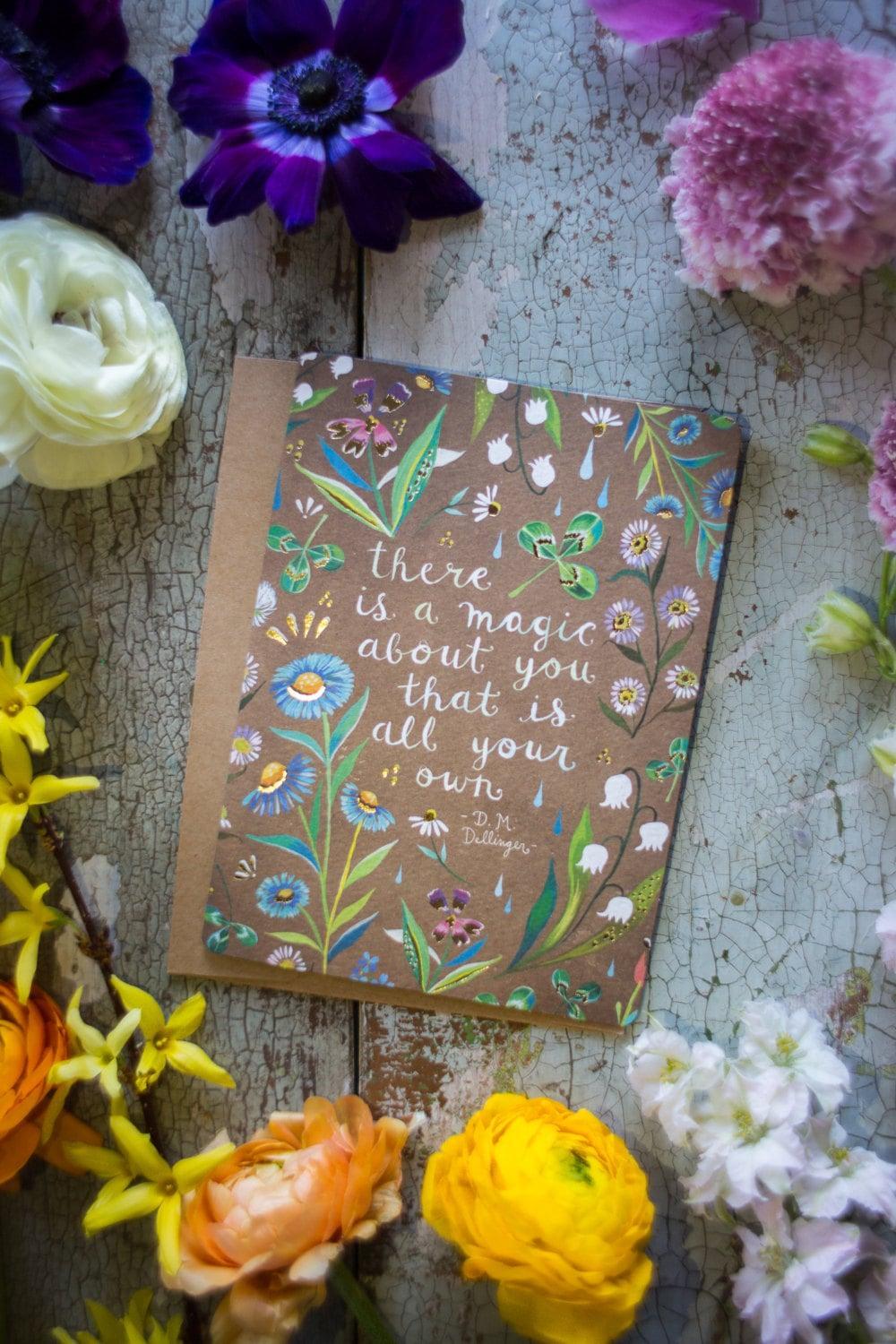 Magic About You - Gold Foil Greeting Card
